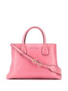 Miu Miu Logo Plaque Tote Bag - Pink