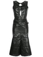 Comme Des Garçons Vintage Backless Puffer Dress - Black