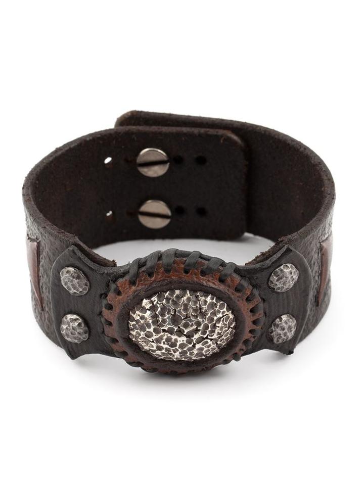 Gunner Johnson Studded Distressed Cuff, Men's, Black