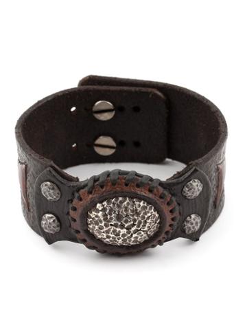 Gunner Johnson Studded Distressed Cuff, Men's, Black