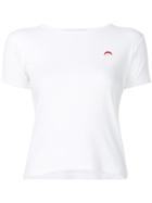 Marine Serre Embroidered Moon Logo T-shirt - White