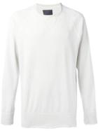 Laneus - Crew Neck Sweatshirt - Men - Cotton - S, White, Cotton