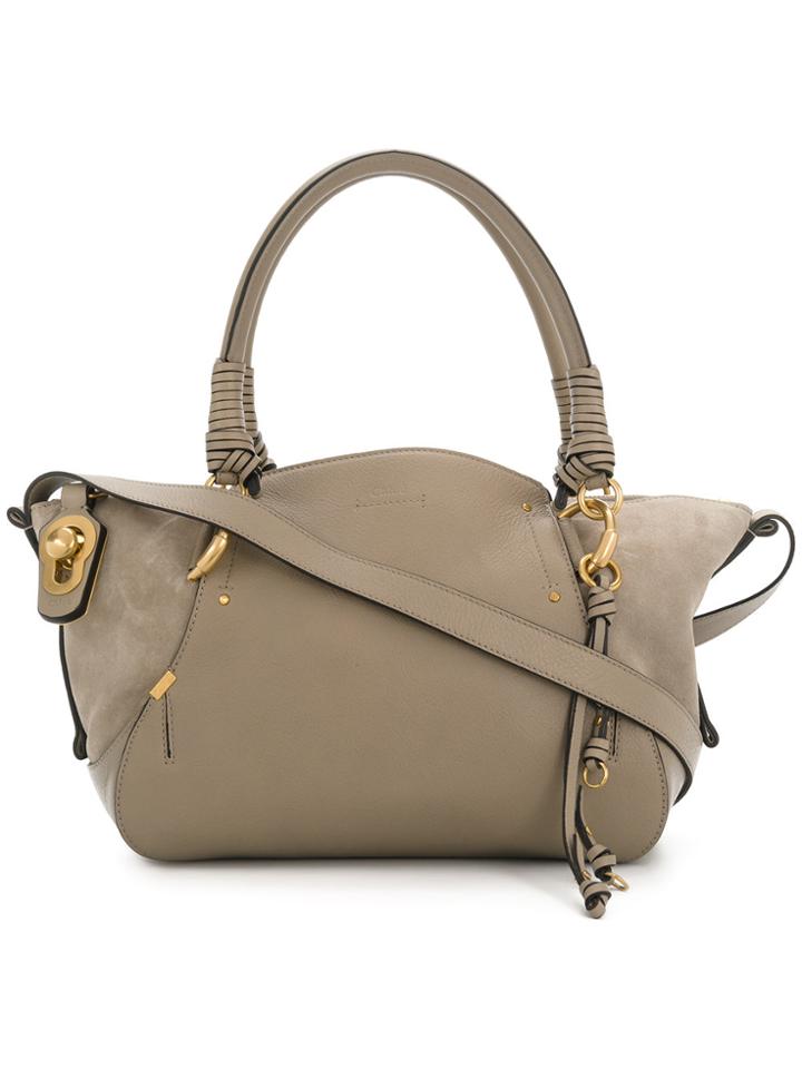Chloé Owen Tote Bag - Nude & Neutrals