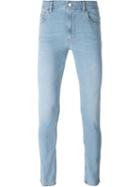 Love Moschino Stretch Skinny Jeans, Men's, Size: 32, Blue, Cotton/spandex/elastane