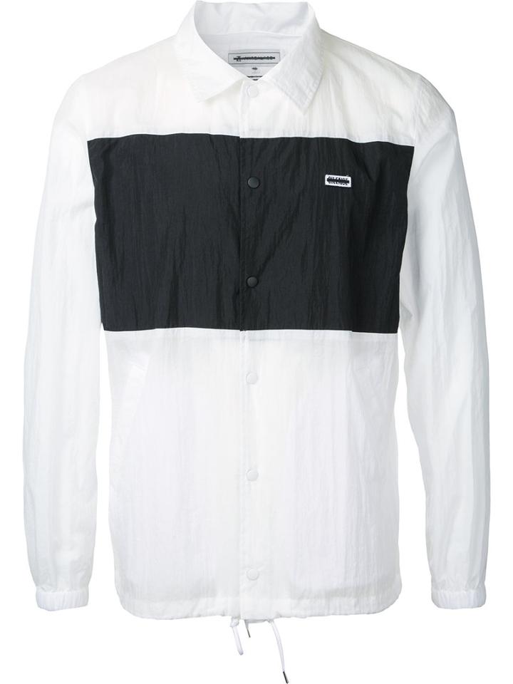 Anrealage Silence Panel Jacket, Men's, Size: 46, White, Nylon/polyester
