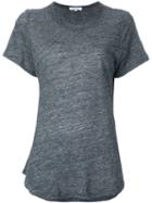 Venroy - Round Neck T-shirt - Women - Linen/flax - L, Grey, Linen/flax