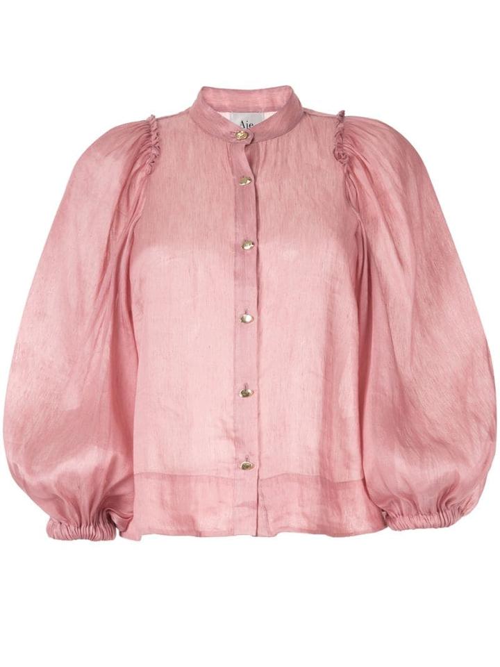 Aje Balloon Sleeves Shirt - Pink