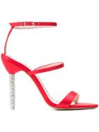Sophia Webster Rosalind Crystal Sandals - Red