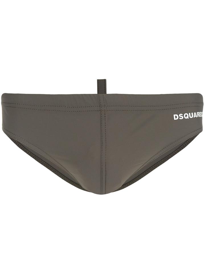 Dsquared2 Branded Swim Shorts - Grey