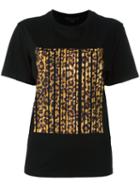 Alexander Wang - Bonded Barcode T-shirt - Women - Cotton - L, Black, Cotton
