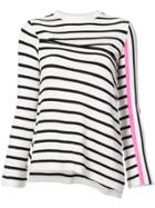 Nude Striped Jumper - White