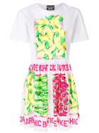 Boutique Moschino Lemon Print Dress - White