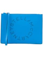 Stella Mccartney Stella Logo Clutch Bag - Blue