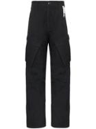 Neighborhood Straight Leg Cargo Trousers - Black