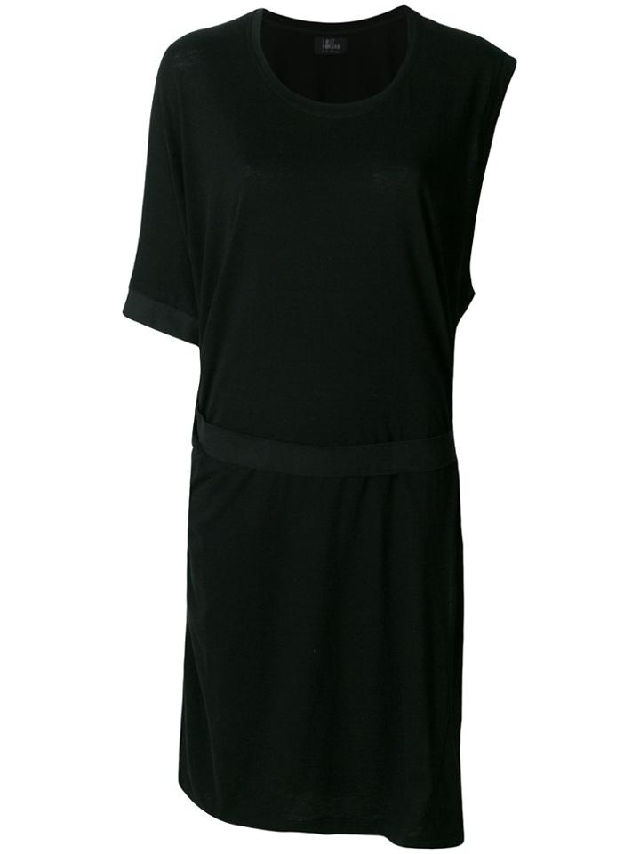 Lost & Found Ria Dunn One Sleeve T-shirt Dress - Black