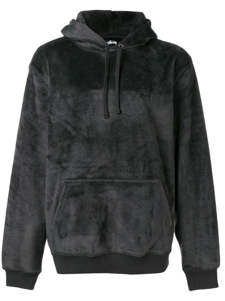 Stussy Textured Hoodie - Black