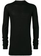 Rick Owens Soft Round Neck Jumper - Black