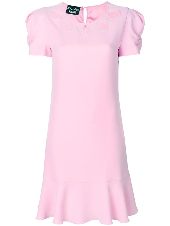 Boutique Moschino Cut-out Detail Dress - Pink & Purple