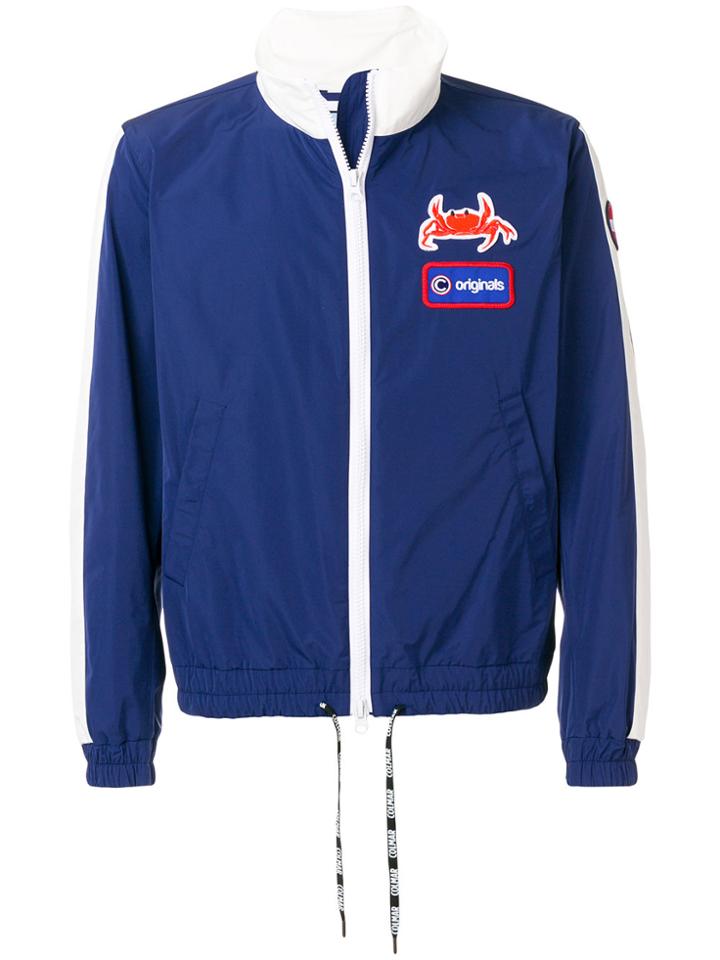Au Jour Le Jour For Colmar Logo Band Lightweight Jacket - Blue