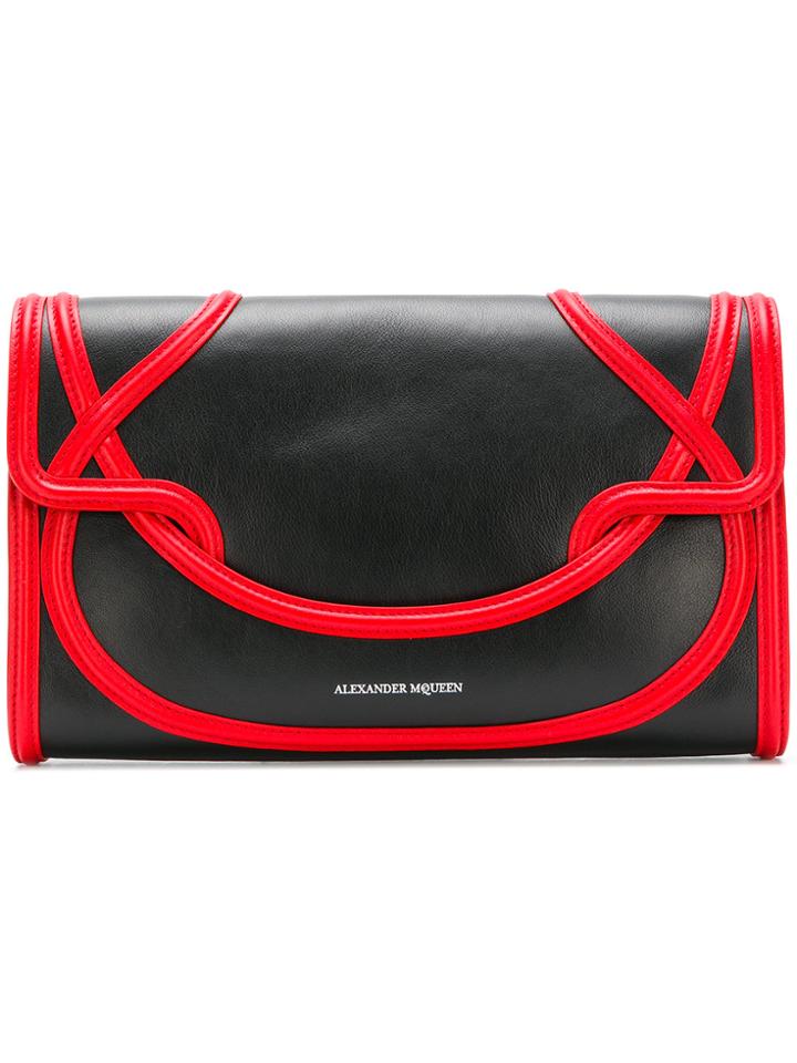 Alexander Mcqueen Wicca Clutch - Black