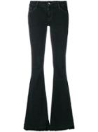 J Brand Low-rise Flared Jeans - Black