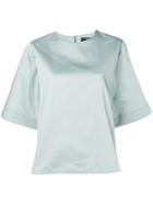 Weekend Max Mara Boxy Fit Top - Blue