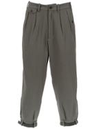 À La Garçonne Pleated Culottes - Grey