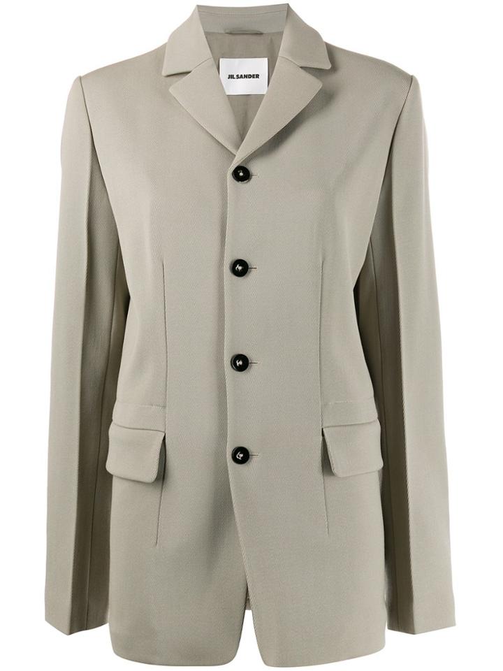 Jil Sander Single-breasted Blazer - Neutrals