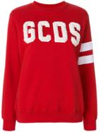 Gcds Logo Patch Sweatshirt - Red