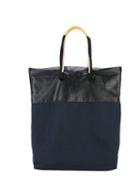 Forte Forte Large Tote Bag, Women's, Black, Cotton/leather