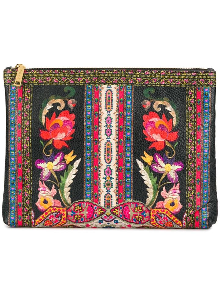 Etro Bohemian Print Clutch - Black