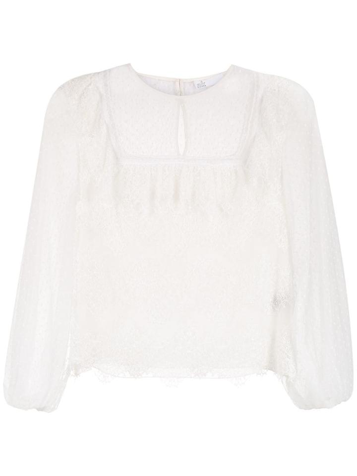 Nk Tulle Blouse - White