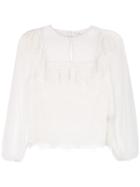Nk Tulle Blouse - White