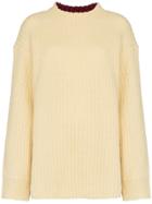 Calvin Klein 205w39nyc Oversized Contrast Back Wool Mohair-blend
