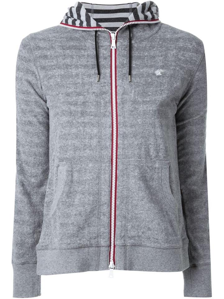 Loveless Zipped Terry Hoodie, Women's, Size: 36, Grey, Cotton/polyester