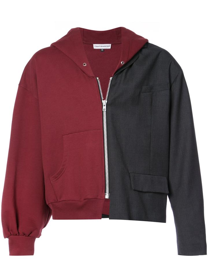 Gosha Rubchinskiy Half Hoodie Jacket - Black