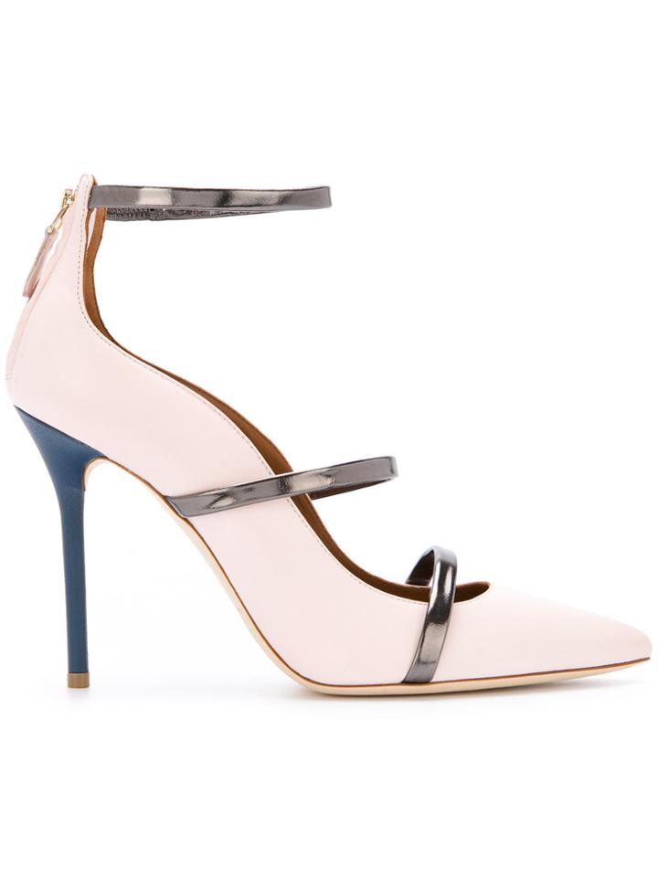 Malone Souliers Robyn Pumps - White