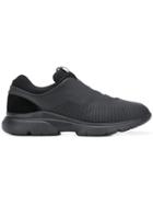 Z Zegna Perforated Detail Sneakers - Black