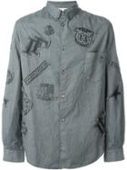 Golden Goose Deluxe Brand Patched Shirt - Green