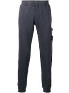 Stone Island Patch Pocket Track Pants, Men's, Size: Large, Grey, Cotton