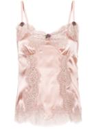 Dolce & Gabbana Lace Detail Cami - Pink