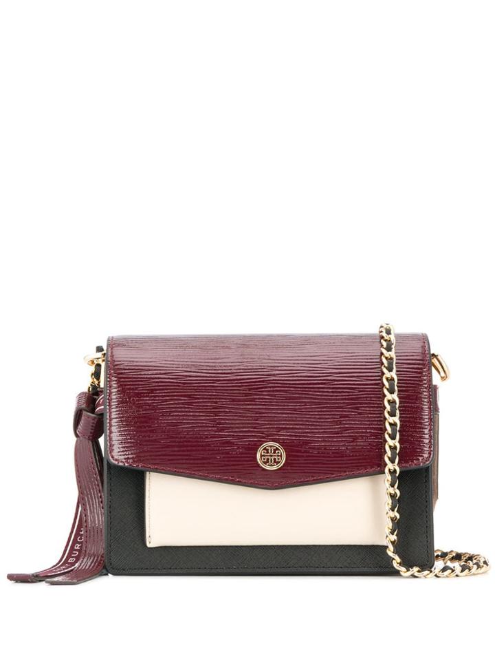 Tory Burch Robinson Colour-block Shoulder Bag - Black