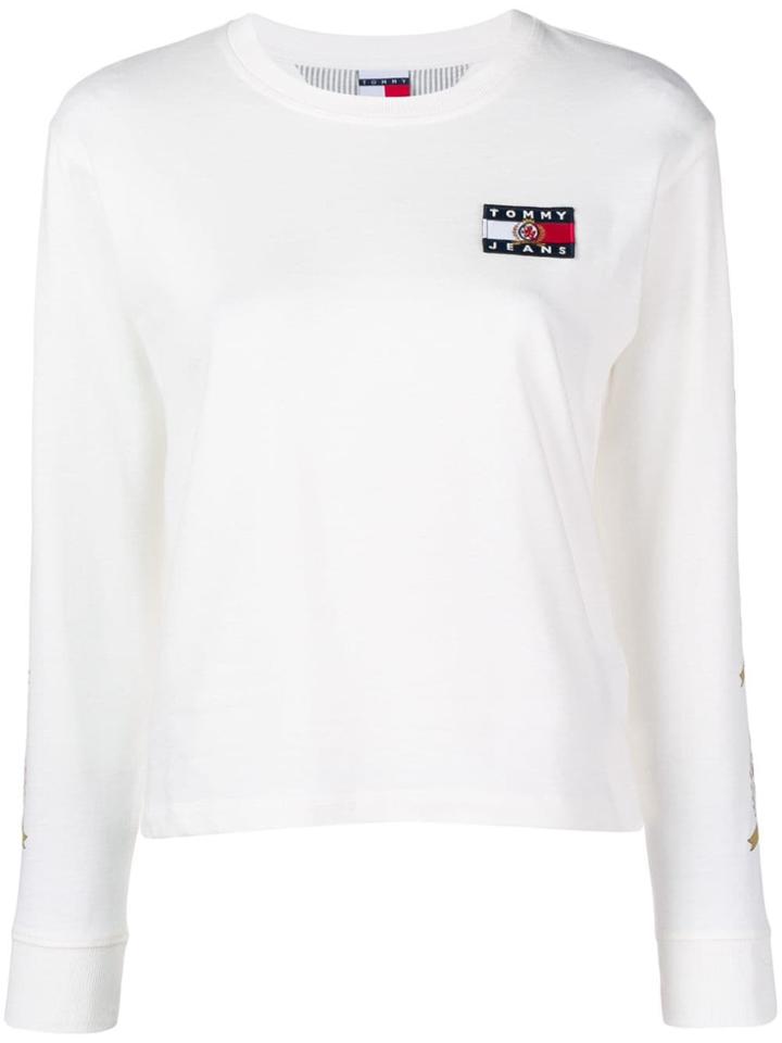Tommy Jeans Basic Logo Jersey - White