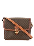 Céline Pre-owned Macadam Pattern Crossbody Shoulder Bag - Brown