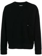 Maison Margiela Pocket Detail Sweatshirt - Black