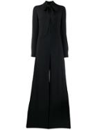 Ralph Lauren Collection Flared Leg Jumpsuit - Black
