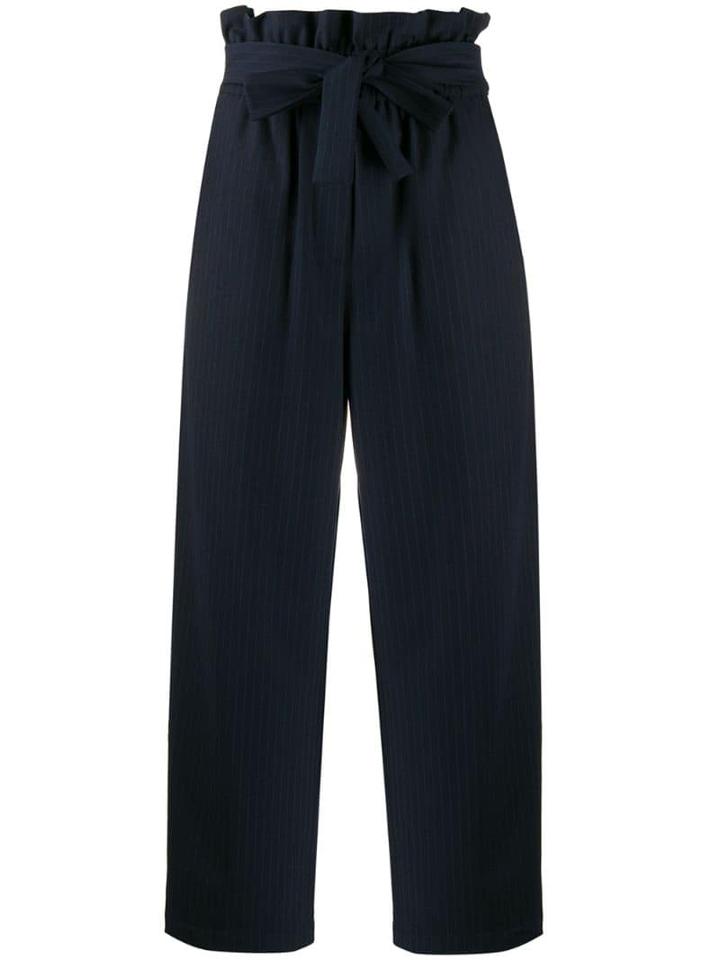 3.1 Phillip Lim Pinstripe Paperbag Waist Pant - Blue