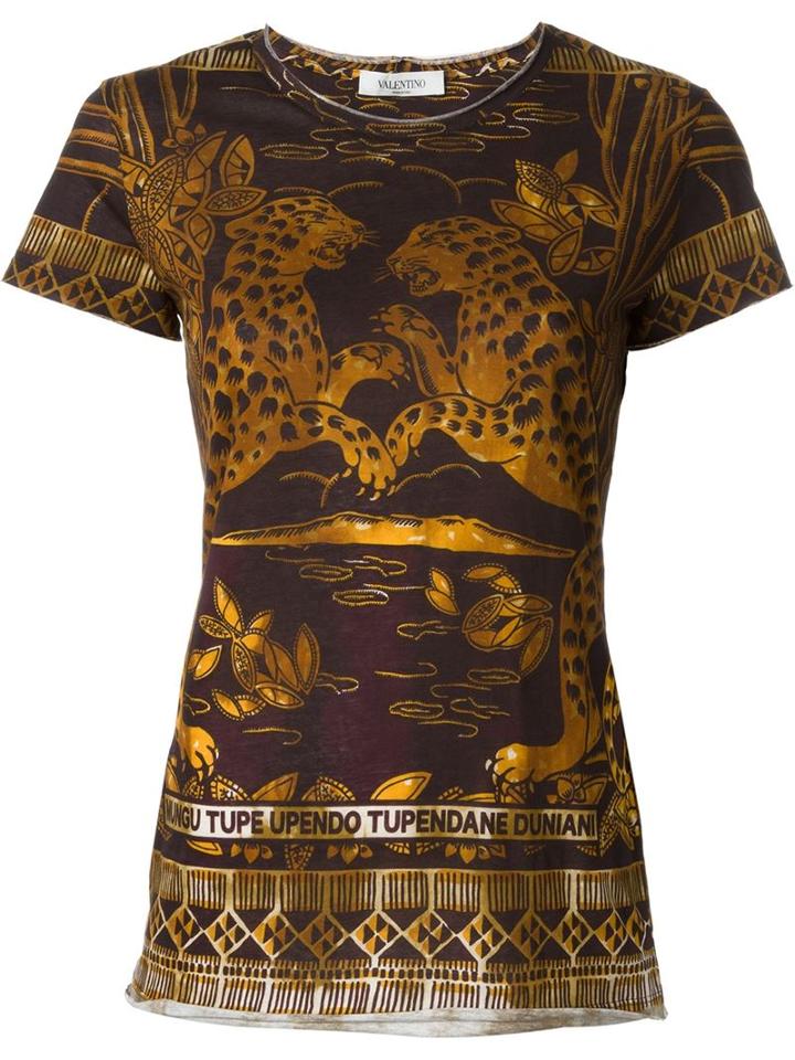 Valentino Jaguar Print T-shirt