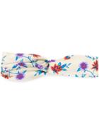 Bally Floral Pattern Headscarf - Neutrals
