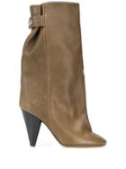Isabel Marant Lakfee Ankle Boots - Green